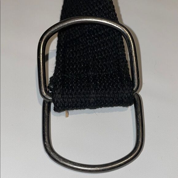 Men black canvas belt - Picture 4 of 9